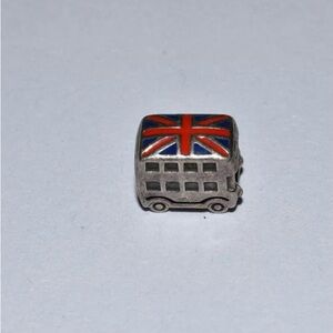 Pandora London Double Decker Bus Bead Sterling Silver Enamel